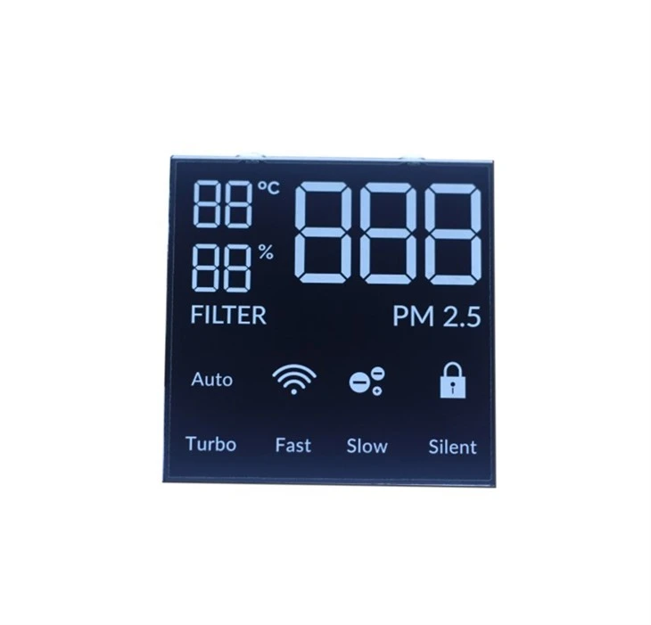 Écran LCD à segment négatif VA