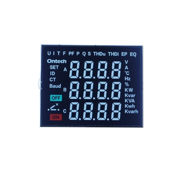 LCD VA haute résolution pour les compteurs d'énergie