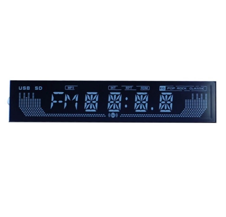 segment VA lcd module for FM radio car Mp3 audio player